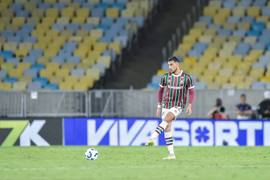 Freytes jogador do Fluminense durante partida contra o Atletico-MG – Foto: Thiago Ribeiro/AGIF