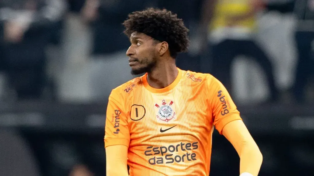 Hugo Souza, goleiro do Corinthians. Foto: Joisel Amaral/AGIF