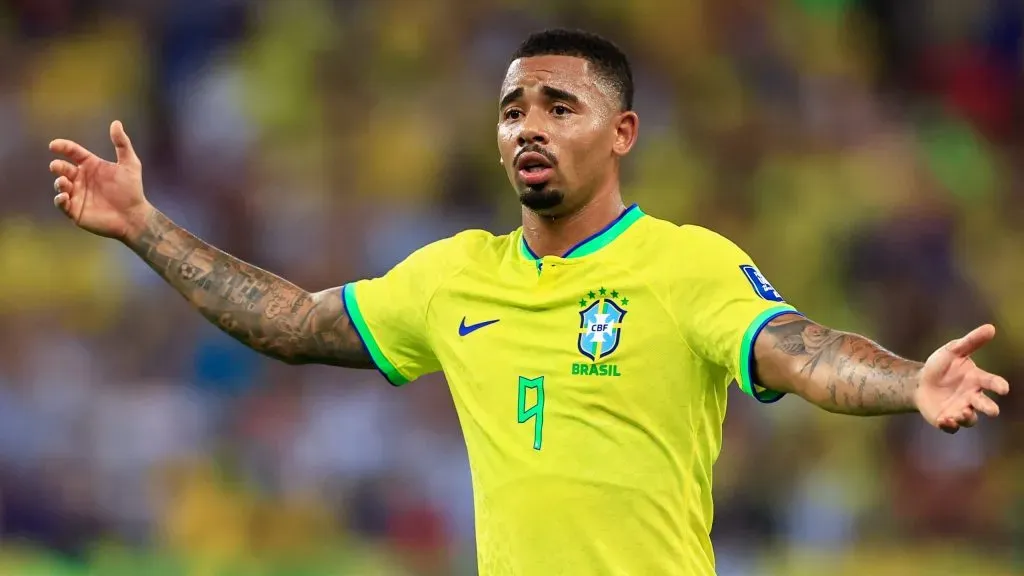 Gabriel Jesus durante partida pela Seleção Brasileira. (Photo by Buda Mendes/Getty Images)