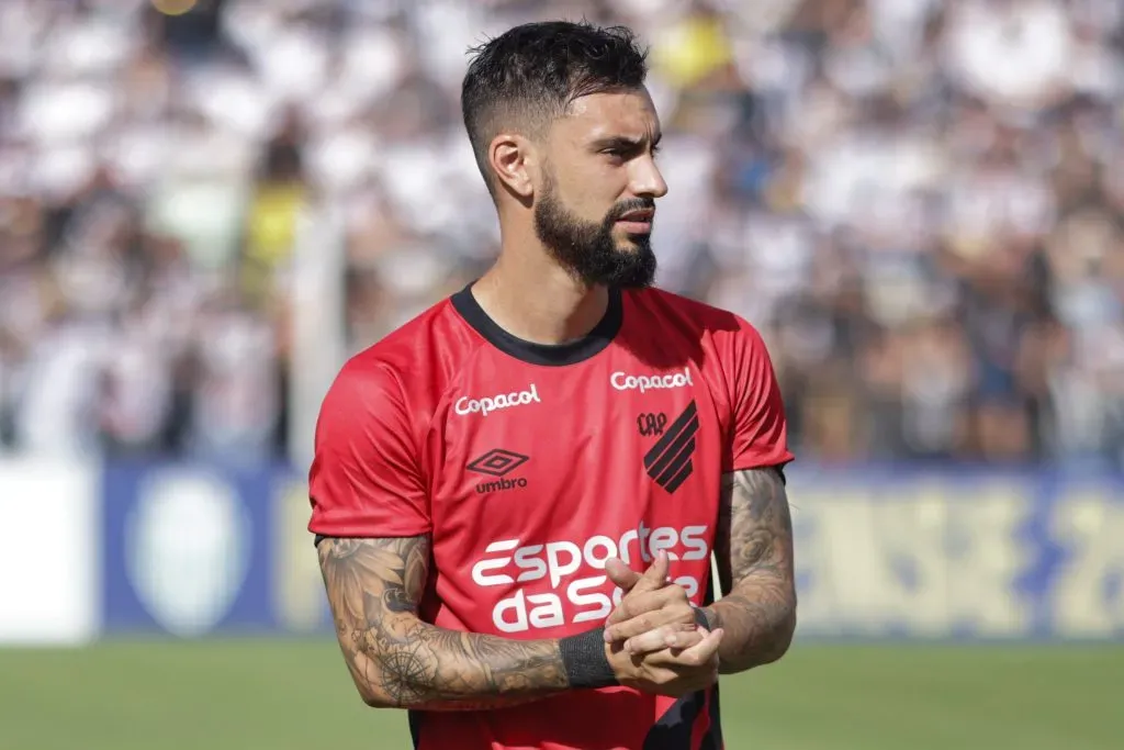 Mastriani durante partida contra o Operário no Campeonato Paranaense de 2024. Foto: Joao Vitor Rezende Borba/AGIF