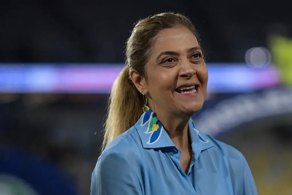 Leila Pereira, presidente do Palmeiras. Foto: Thiago Ribeiro/AGIF