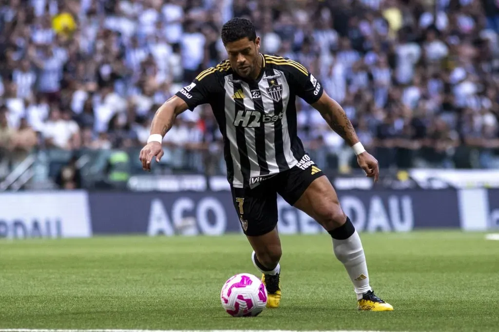 MG – BELO HORIZONTE – 25/10/2025 – BRASILEIRO A 2025, ATLETICO-MG X CEARA – Hulk jogador do Atletico-MG durante partida contra o Ceara no estadio Arena MRV pelo campeonato Brasileiro A 2025. Foto: Fernando Moreno/AGIF