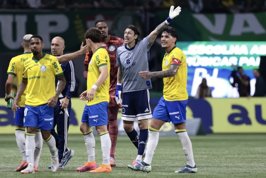 Palmeiras x Cruzeiro pelo Campeonato Brasileiro A 2025. Foto: Marcello Zambrana/AGIF