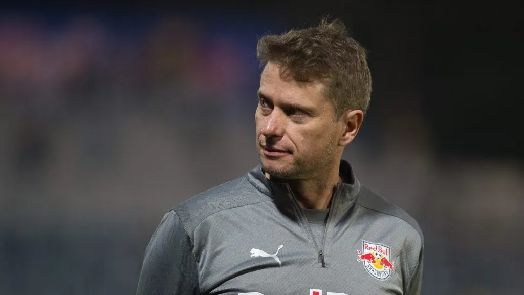 Fernando Seabra durante jogo do Bragantino. Foto: Anderson Romao/AGIF