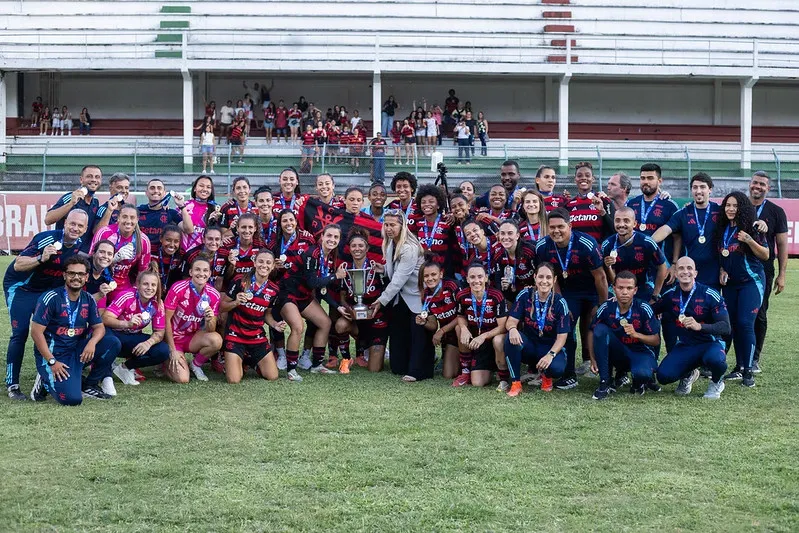 Flamengo conquistou o título da Taça Guanabara por ter terminado em 1º lugar da fase de grupo Foto: Mariana Sá/Flamengo