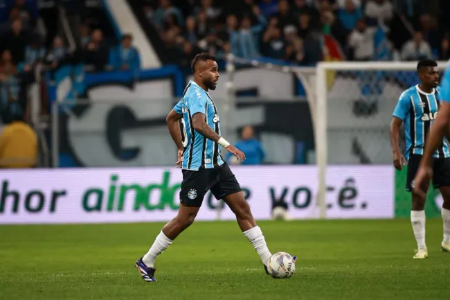 Alex Santana jogador do Grêmio durante partida contra o São Jose -. Foto: Maxi Franzoi/AGIF