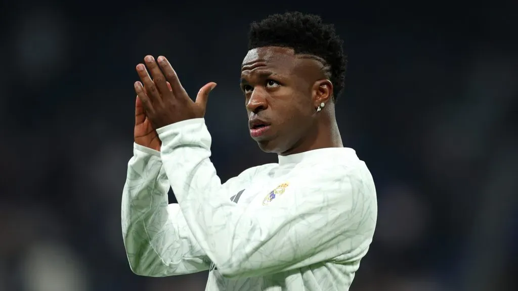 Vini Jr. pode se juntar ao PSG na próxima temporada. (Photo by Florencia Tan Jun/Getty Images)