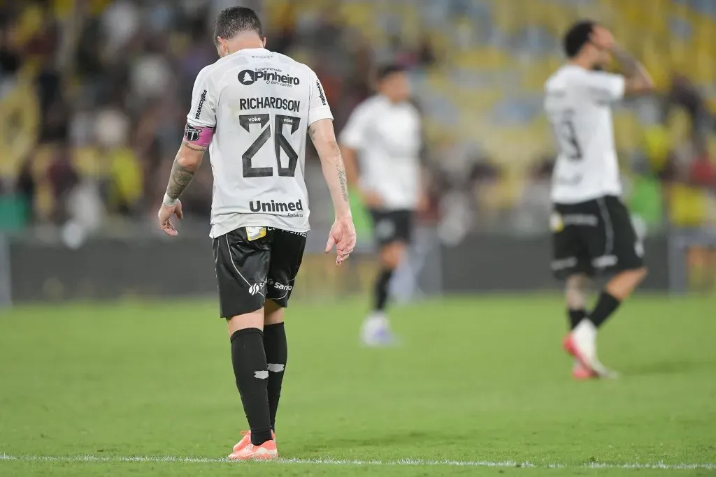Richardson jogador do Ceara durante partida contra o Fluminense no estadio Maracana pelo campeonato Brasileiro A 2025. Foto: Thiago Ribeiro/AGIF