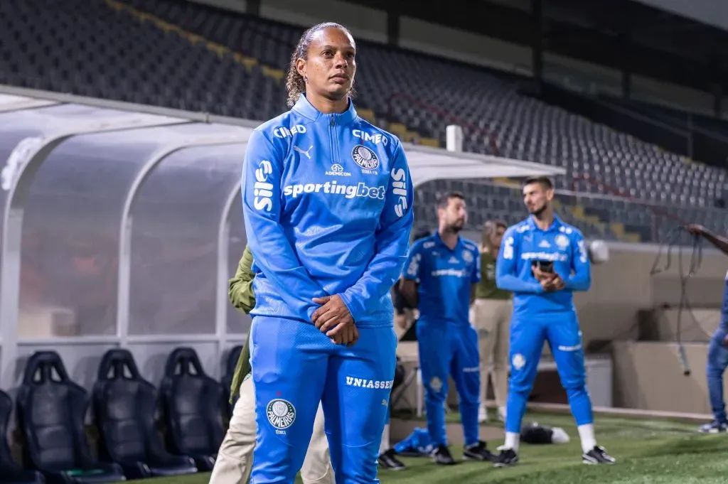 Rosana Augusto fez a sua estreia no comando do Palmeiras - Foto: Guilherme Veiga/Ag. Paulistão