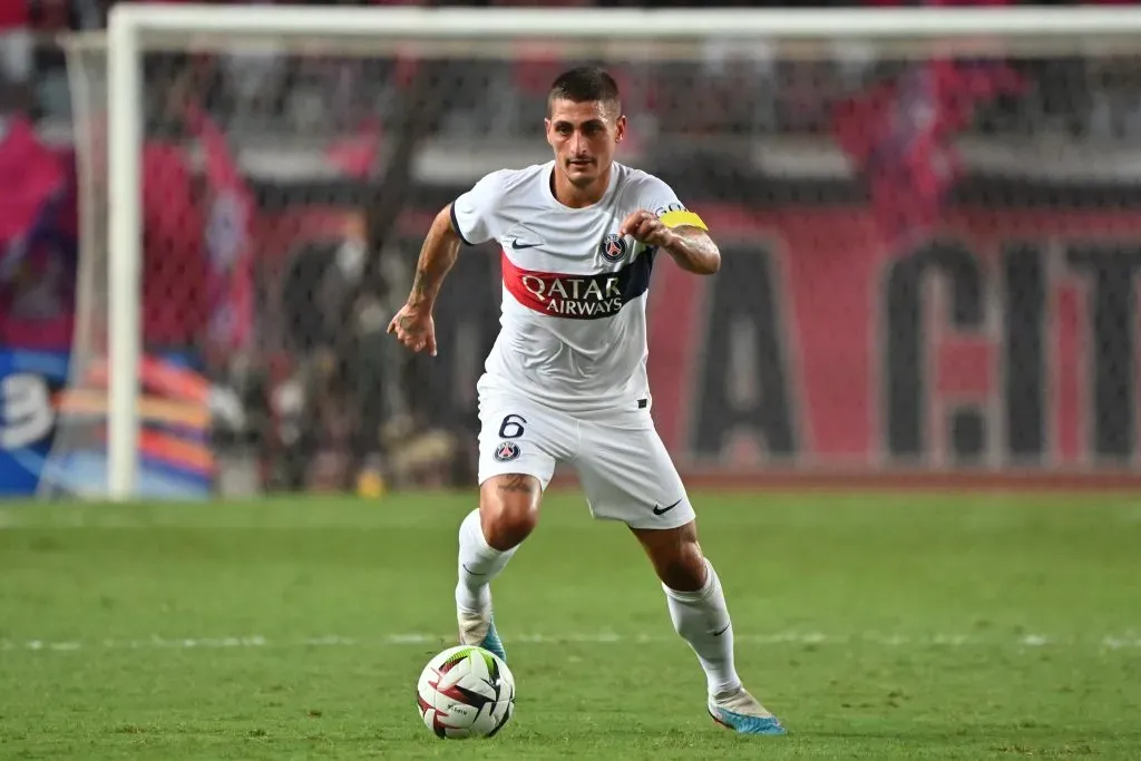 Marco Verratti foi companheiro de Neymar no PSG. Foto: Kenta Harada/Getty Images