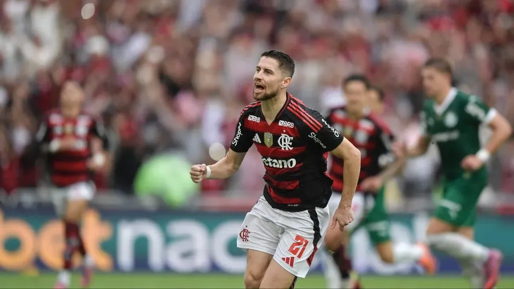 Jorginho durante Flamengo x Palmeiras. Foto: Thiago Ribeiro/AGIF