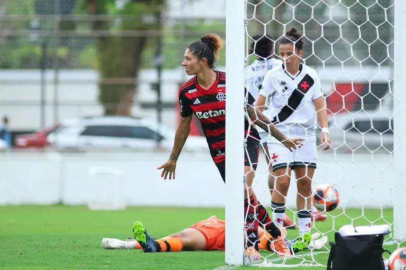 Cristiane foi novamente o destaque do Flamengo na semifinal - Foto: Mariana Sá/Flamengo
