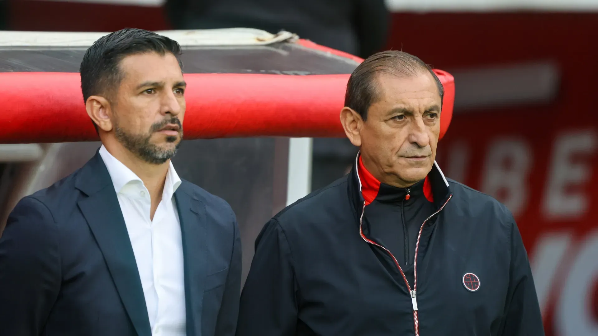 Ramón Díaz e Emiliano Díaz, comissão técnica do Internacional (Imagem: Ricardo Duarte / Internacional)