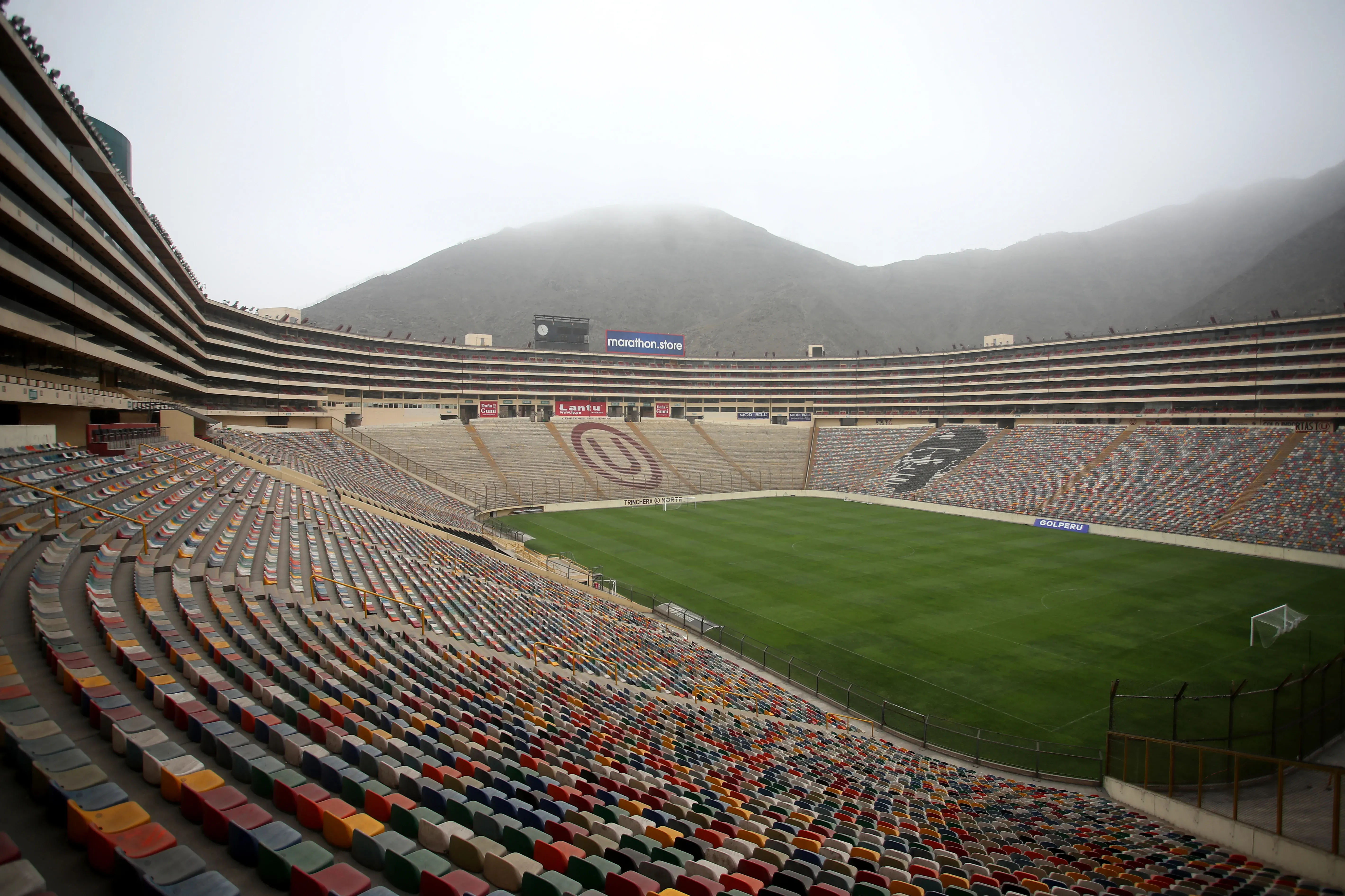 Estádio Monumental de Lima, palco da final da Libertadores. Foto: Raul Sifuentes/Getty Images
