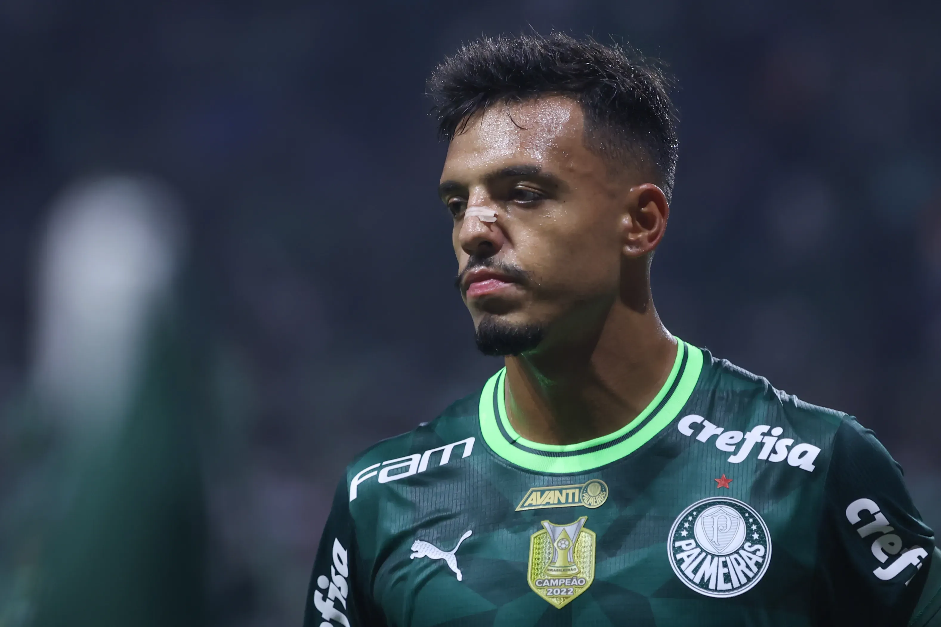 SP – SAO PAULO – 12/04/2023 – COPA DO BRASIL 2023, PALMEIRAS X TOMBENSE – Gabriel Menino jogador do Palmeiras durante partida contra o Tombense no estadio Arena Allianz Parque pelo campeonato Copa do Brasil 2023. Foto: Marcello Zambrana/AGIF