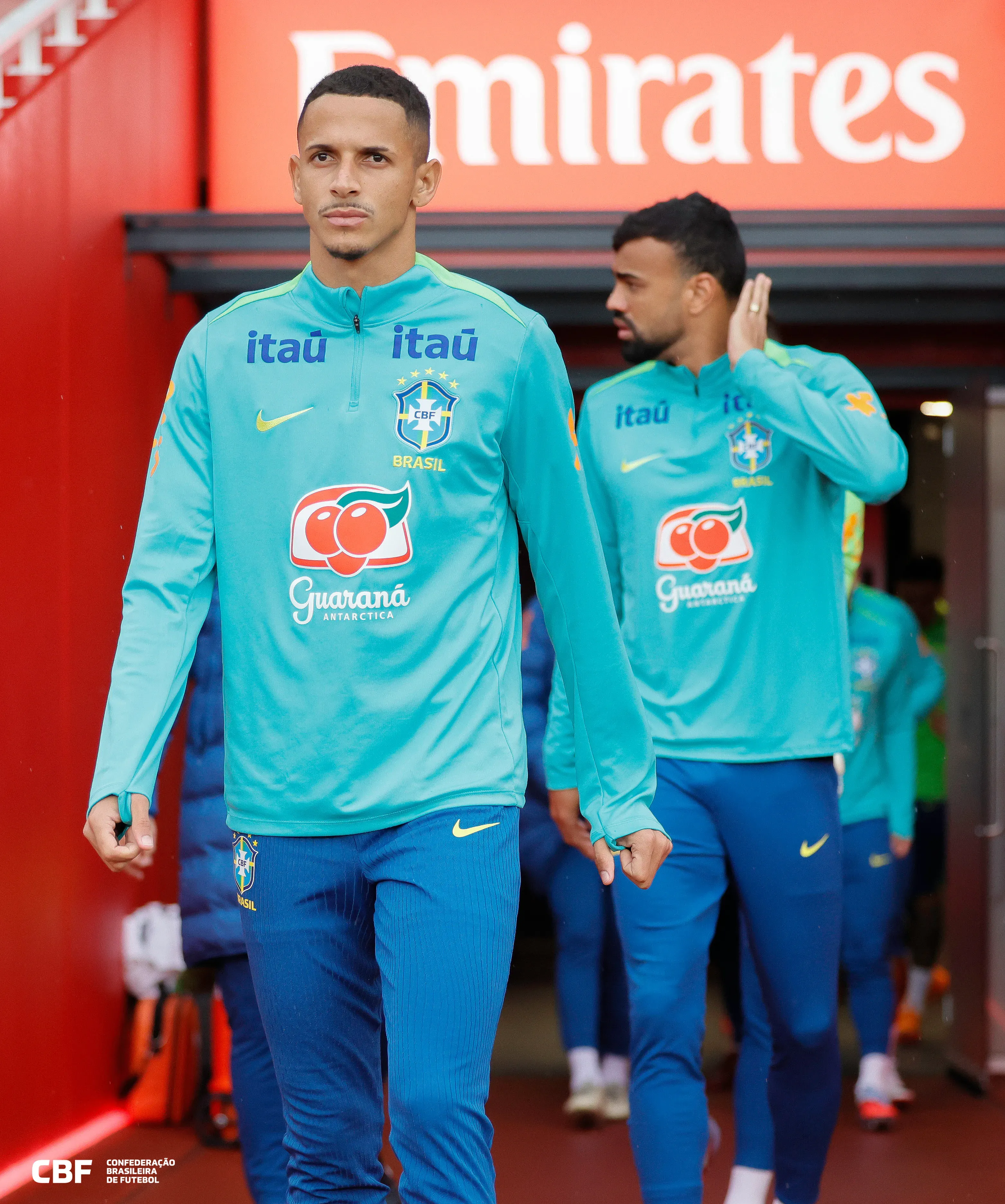 Luciano Juba, lateral do Bahia, em treino na Seleção Brasileira (Imagem: rafaelribeirorio / CBF)