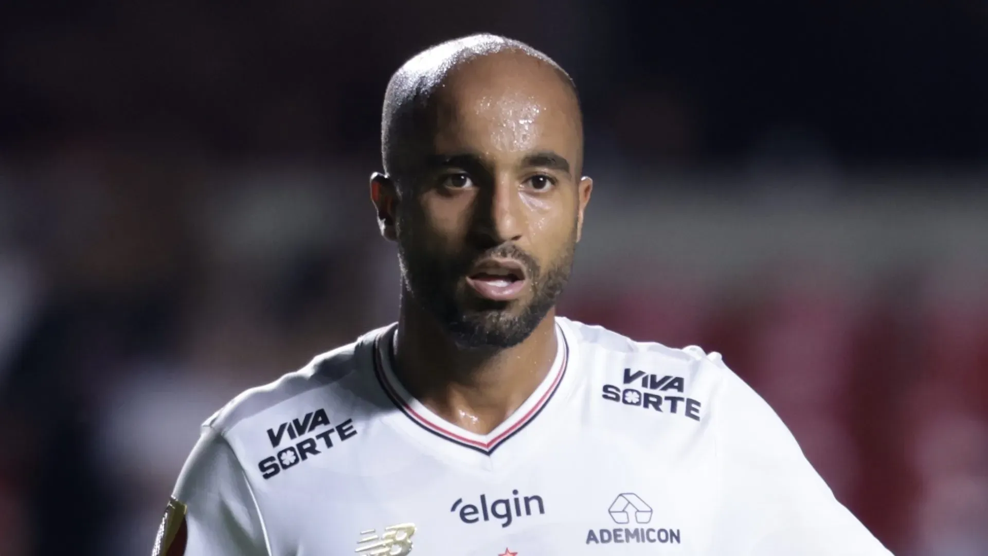 Lucas Moura pelo São Paulo. Foto: Marcello Zambrana/AGIF