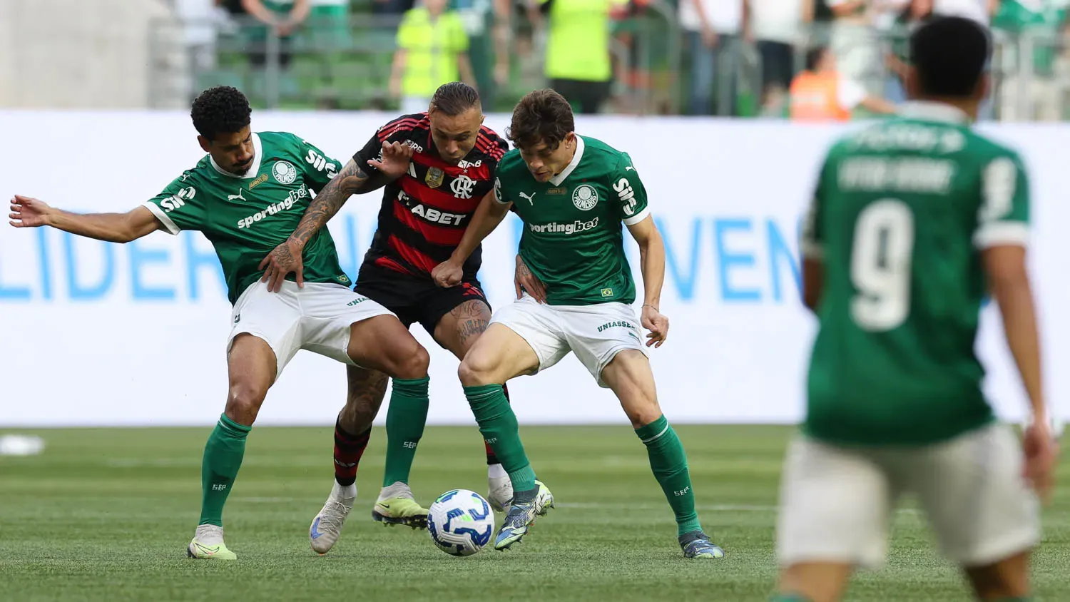 Palmeiras x Flamengo se enfrentam pela final da Copa Libertadores. (Foto: Cesar Greco/Palmeiras/by Canon)
