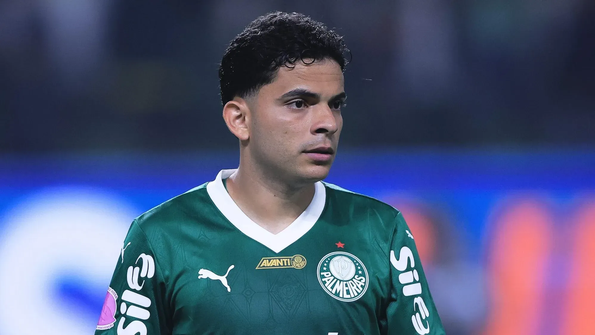 Bruno Rodrigues durante partida contra o Juventude no Campeonato Brasileiro de 2025. Foto: Ettore Chiereguini/AGIF