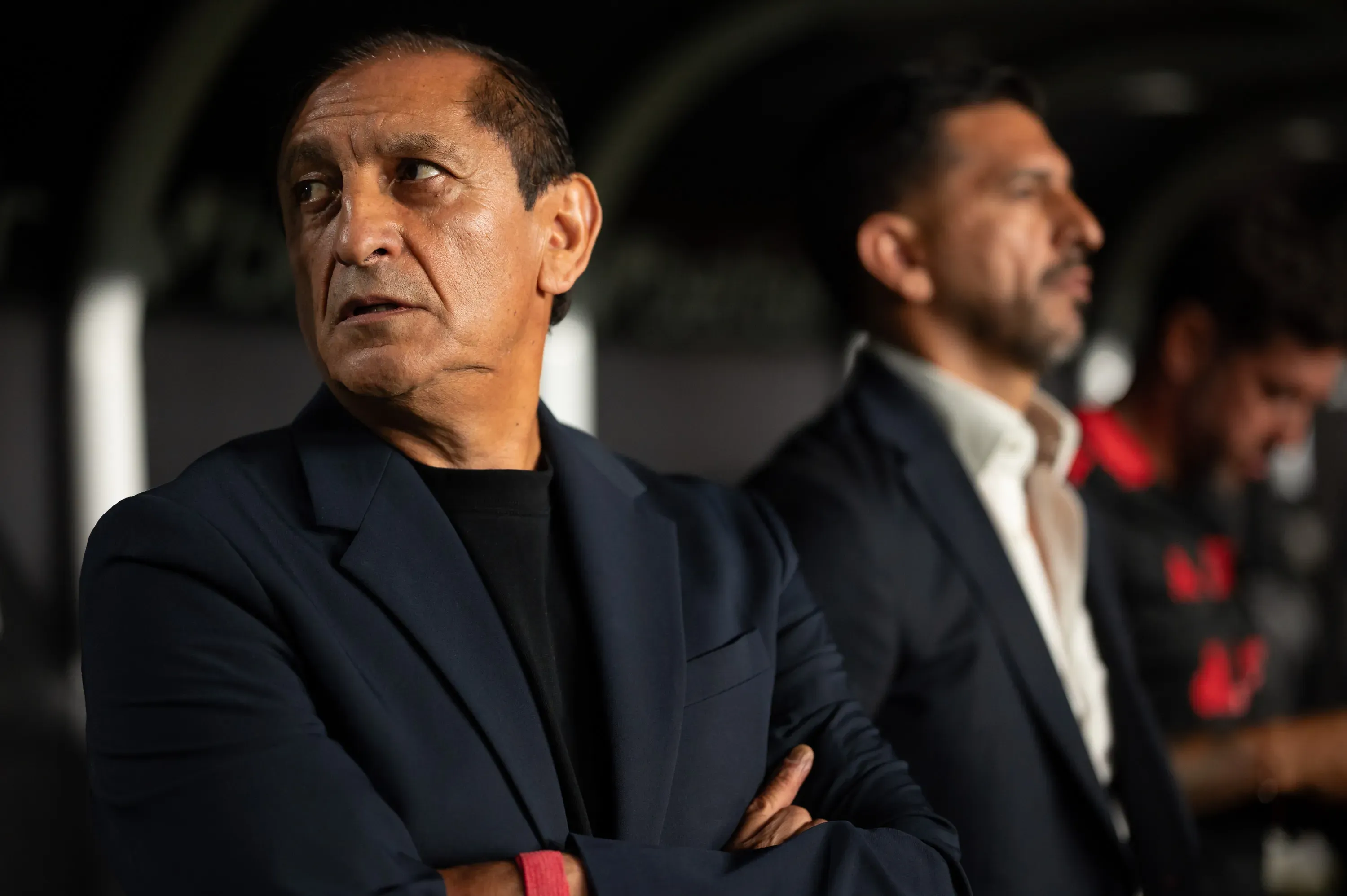 Ramon Diaz tecnico do Internacional durante partida contra o Vasco no estadio Sao Januario pelo campeonato Brasileiro A 2025. Foto: Jorge Rodrigues/AGIF