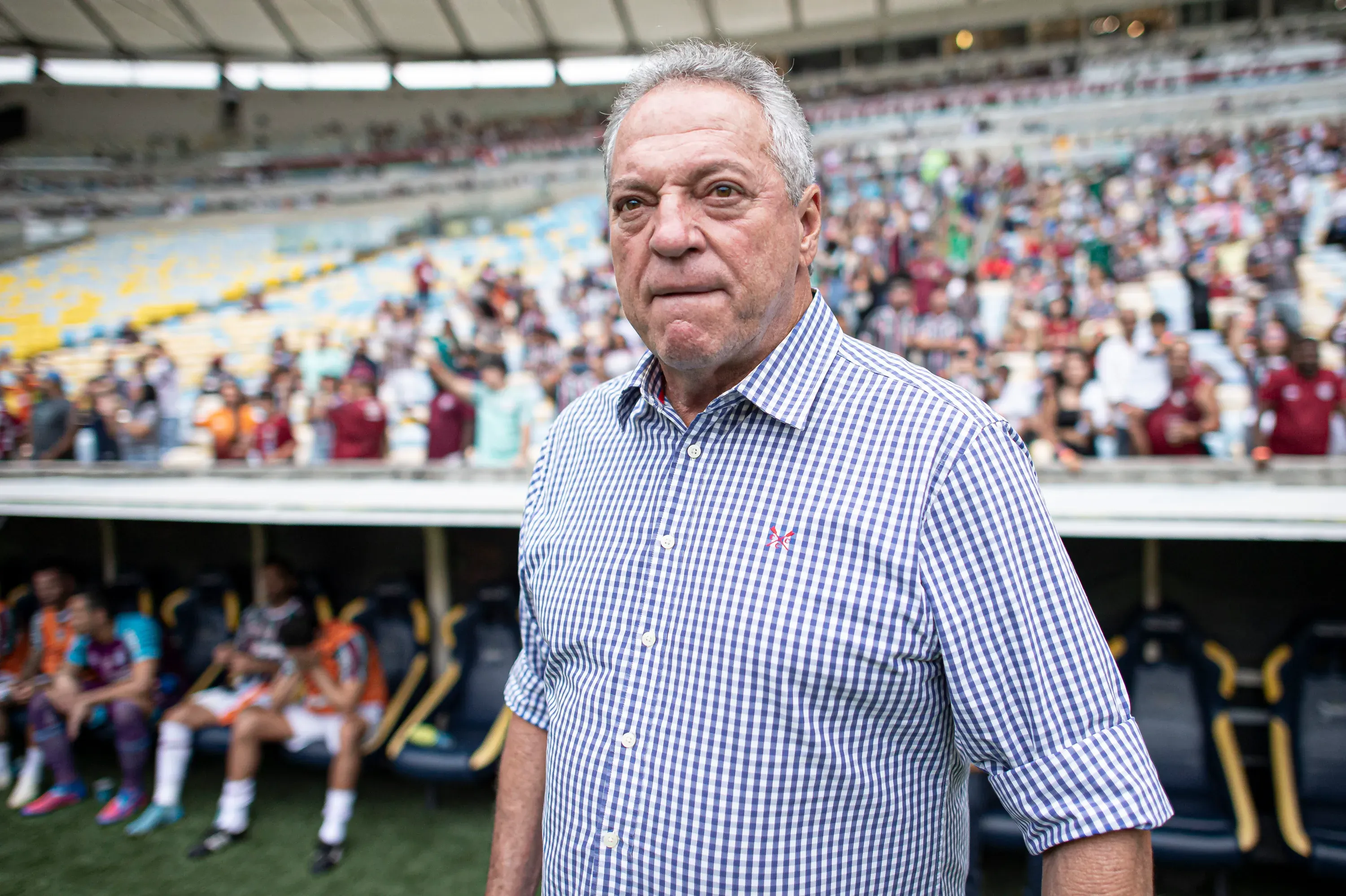 RJ – Rio de Janeiro – 27/03/2022 – CARIOCA 2022, FLUMINENSE X BOTAFOGO – Abel Braga tecnico do Fluminense durante partida contra o Botafogo no estadio Maracana pelo campeonato Carioca 2022. Foto: Jorge Rodrigues/AGIF