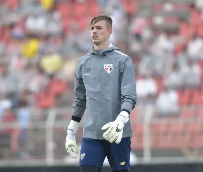 Young, goleiro do São Paulo — Foto: Rubens Chiri / São Paulo FC