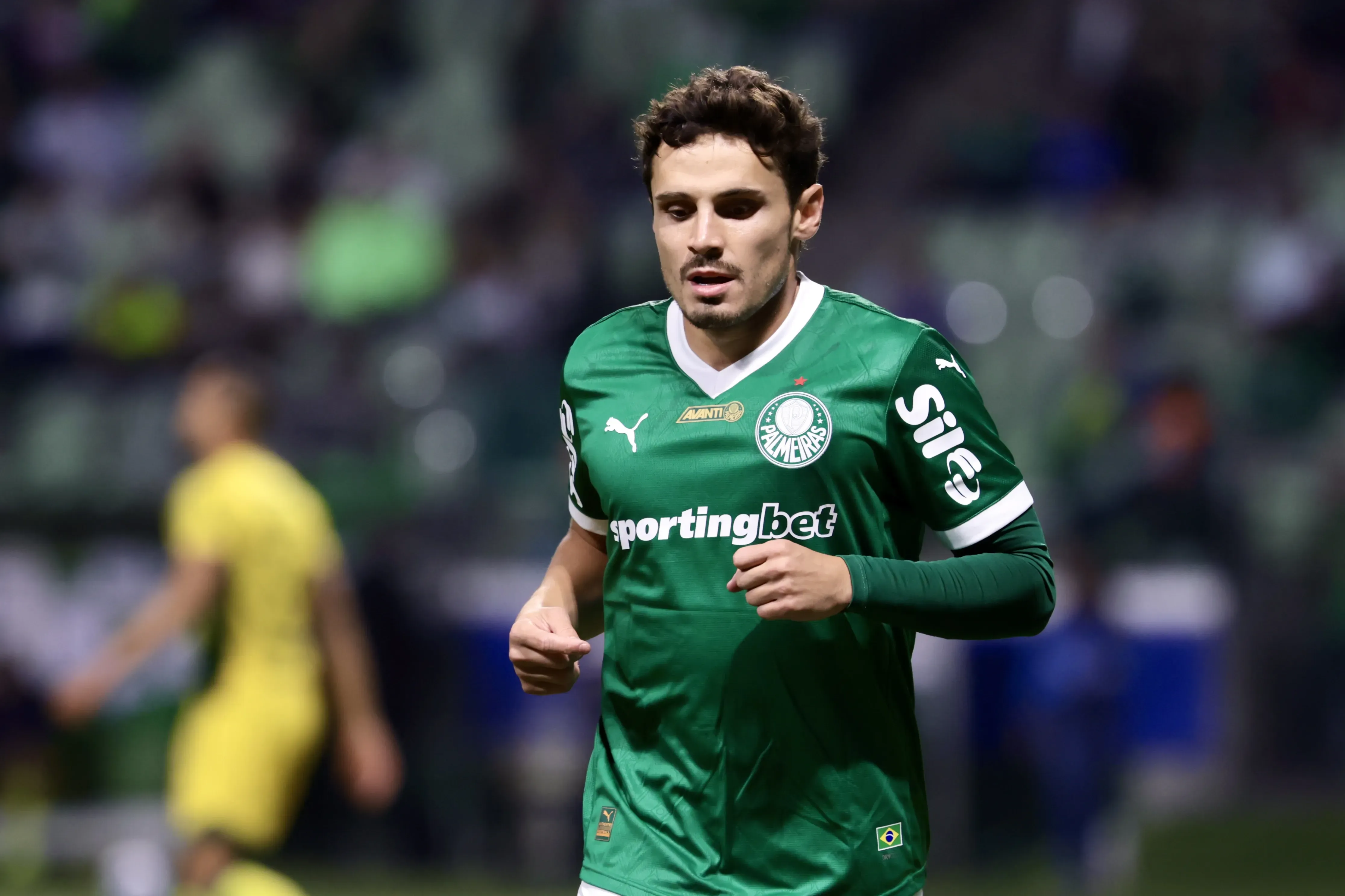 SP – SAO PAULO – 16/07/2025 – BRASILEIRO A 2025, PALMEIRAS X MIRASSOL – Facundo Torres jogador do Palmeiras durante partida contra o Mirassol no estadio Arena Allianz Parque pelo campeonato Brasileiro A 2025. Foto: Marcello Zambrana/AGIF