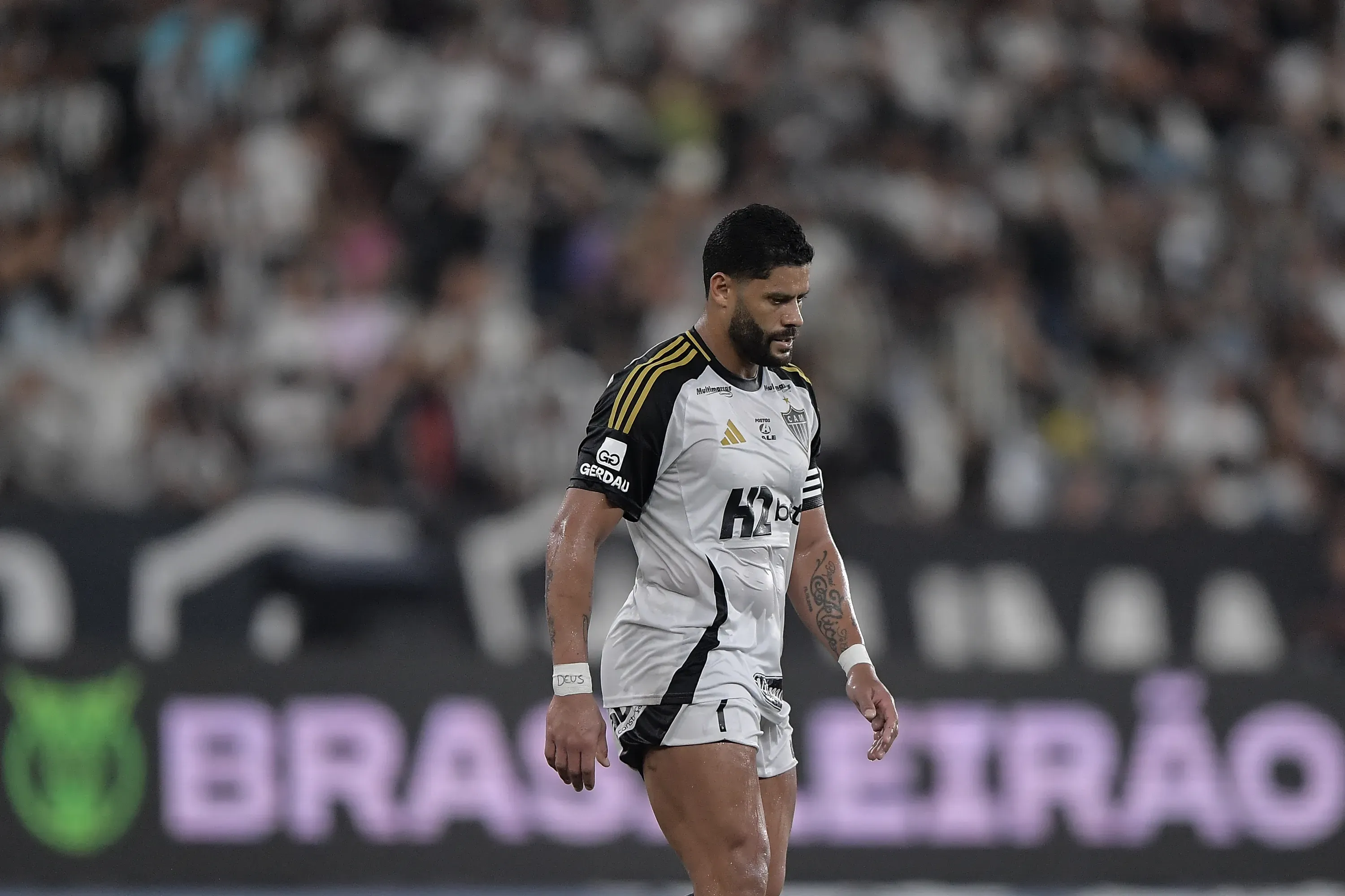 RJ – RIO DE JANEIRO – 20/09/2025 – BRASILEIRO A 2025, BOTAFOGO X ATLETICO-MG – Hulk jogador do Atletico-MG durante partida contra o Botafogo no estadio Engenhao pelo campeonato Brasileiro A 2025. Foto: Thiago Ribeiro/AGIF