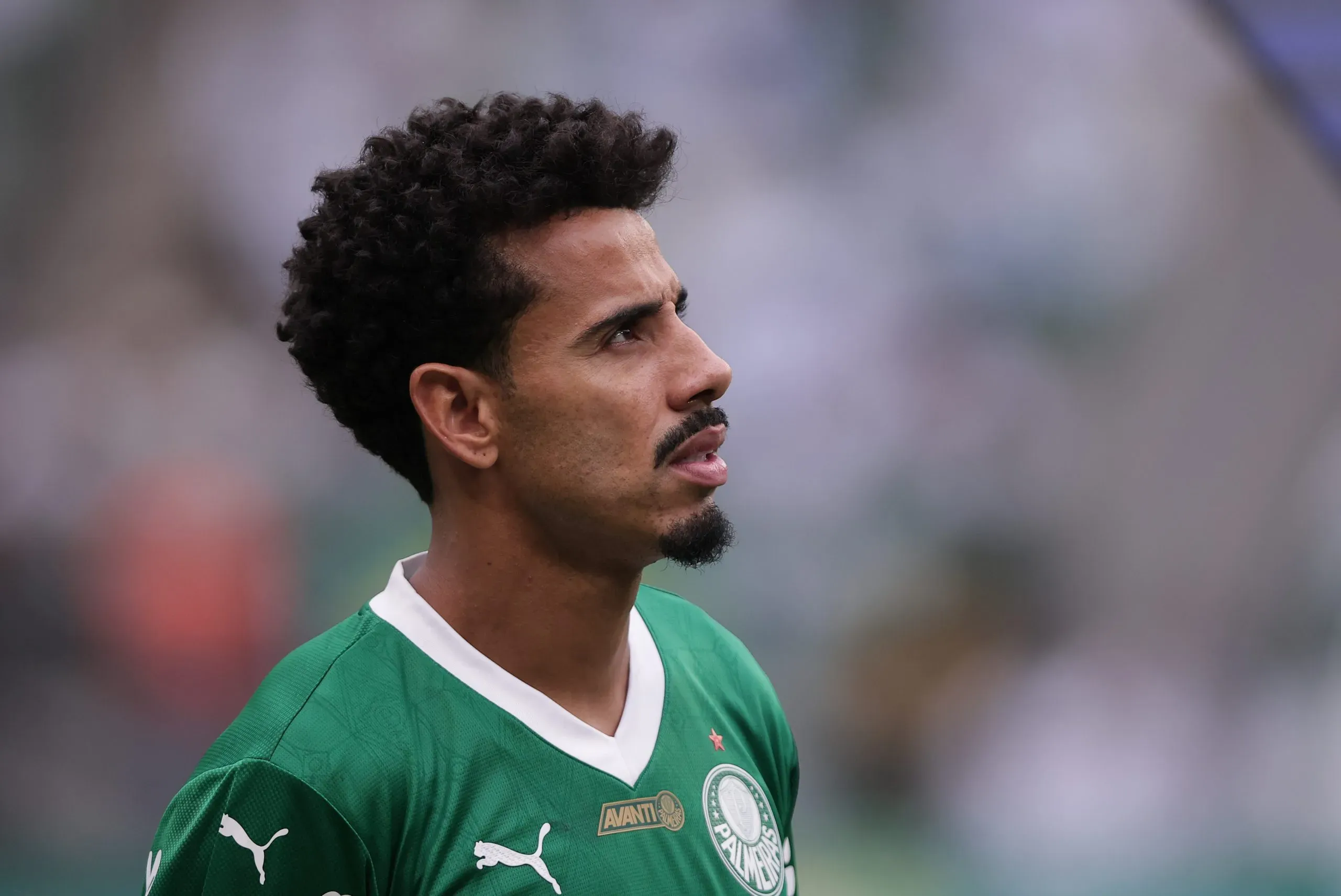 SP – SAO PAULO – 10/08/2025 – BRASILEIRO A 2025, PALMEIRAS X CEARA – Lucas Evangelista jogador do Palmeiras durante partida contra o Ceara no estadio Arena Allianz Parque pelo campeonato Brasileiro A 2025. Foto: Ettore Chiereguini/AGIF
