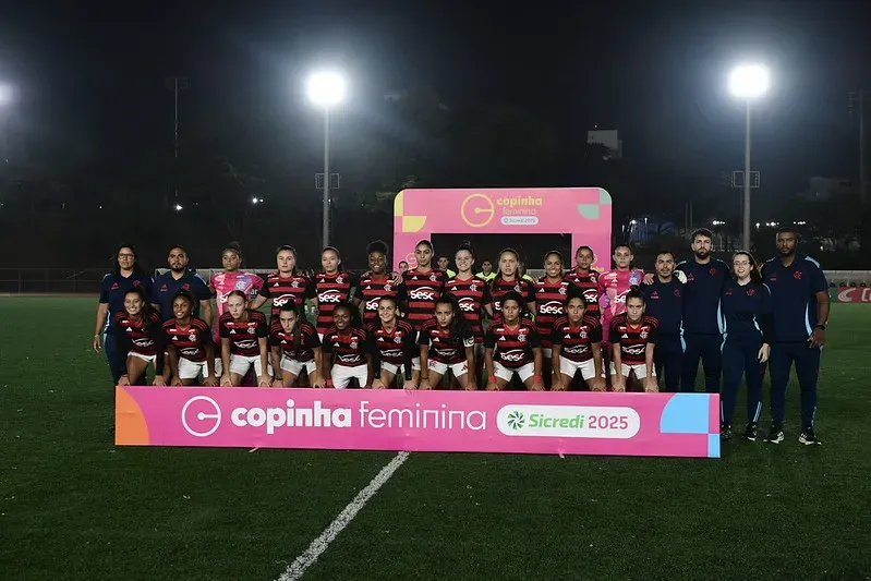 Elenco do Flamengo feminino sub-20 - Foto: Alexandre Battibugli/Ag.Paulistão