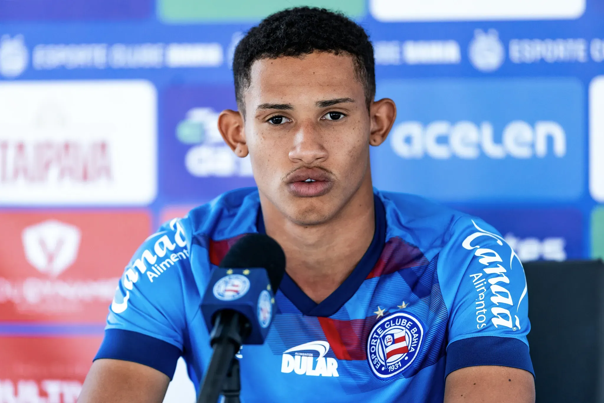 Tiago, atacante do Bahia. Foto: Letícia Martins/EC Bahia