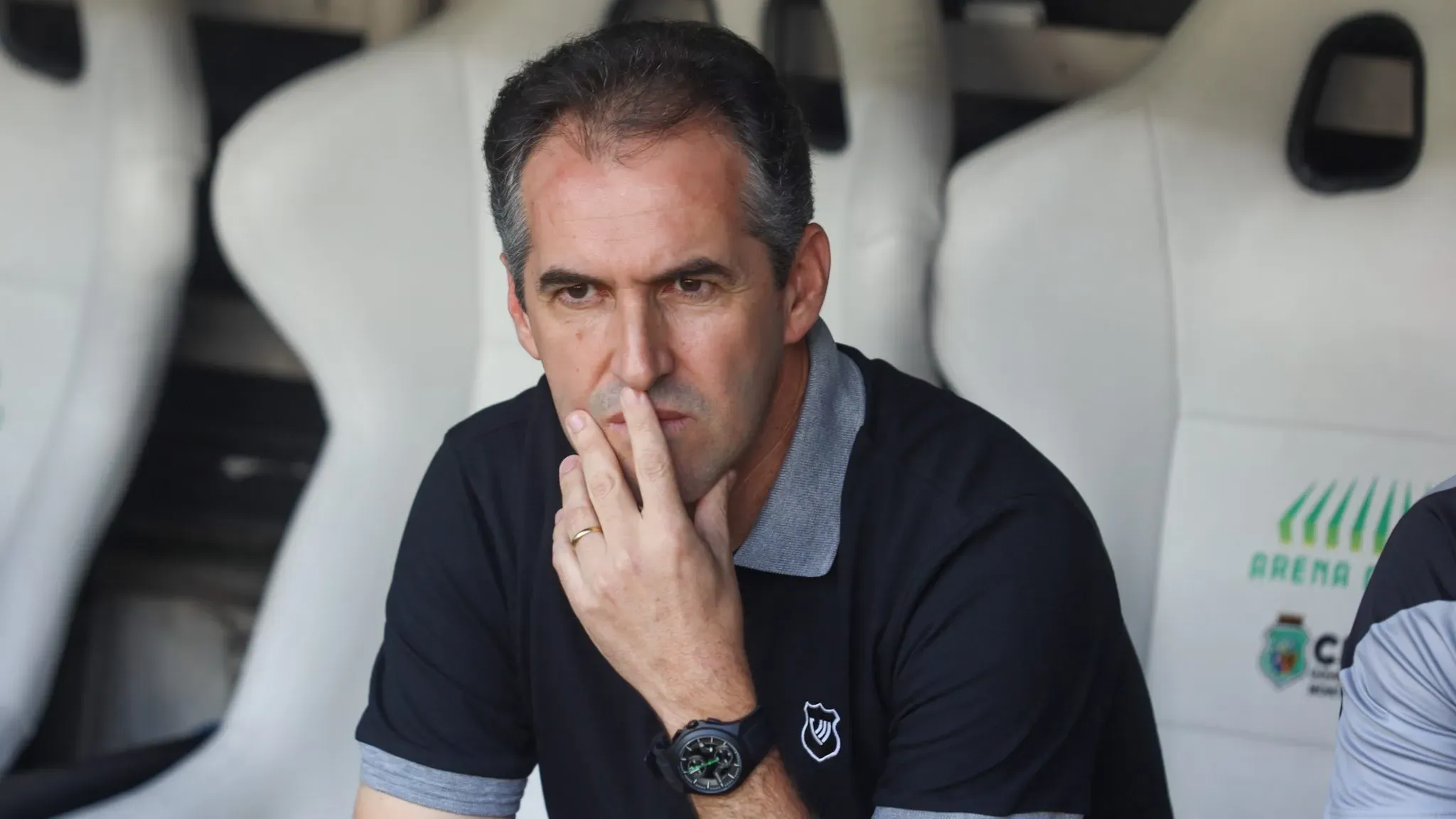 Léo Condé, treinador do Ceará. Foto: Lucas Emanuel/AGIF