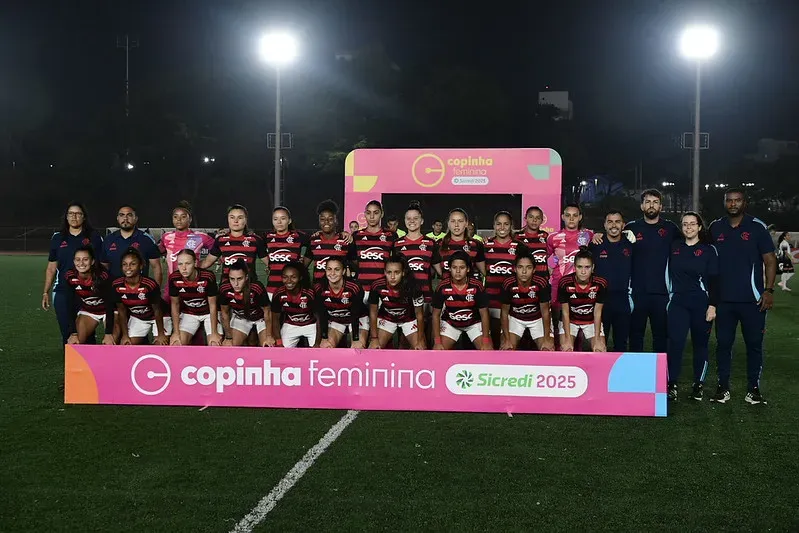 Elenco do Flamengo que disputa a Copinha Feminina: Alexandre Battibugli/Ag.Paulistão