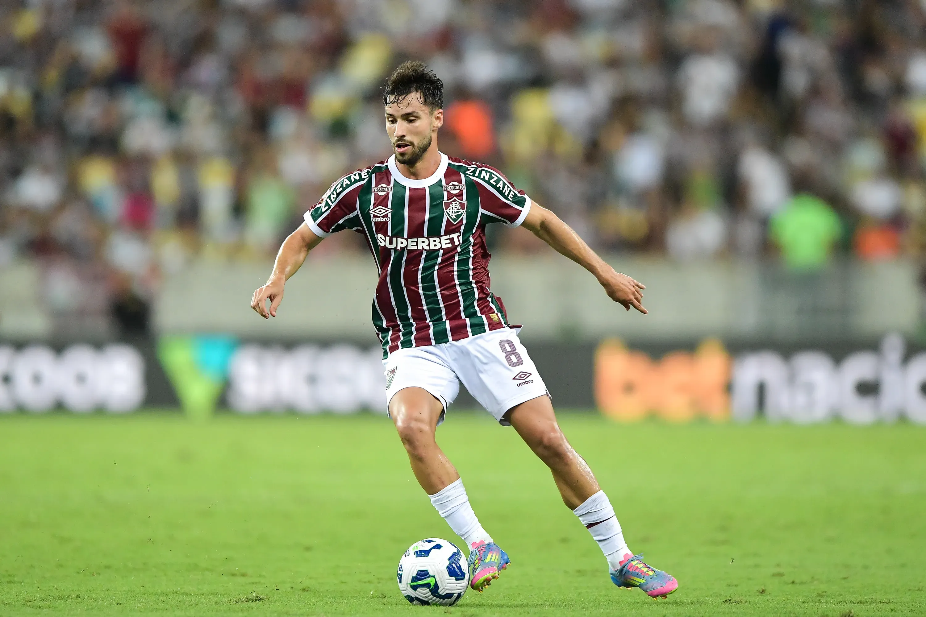 RJ – RIO DE JANEIRO – 03/05/2025 – BRASILEIRO A 2025, FLUMINENSE X SPORT – Martinelli jogador do Fluminense durante partida contra o Sport no estadio Maracana pelo campeonato Brasileiro A 2025. Foto: Thiago Ribeiro/AGIF