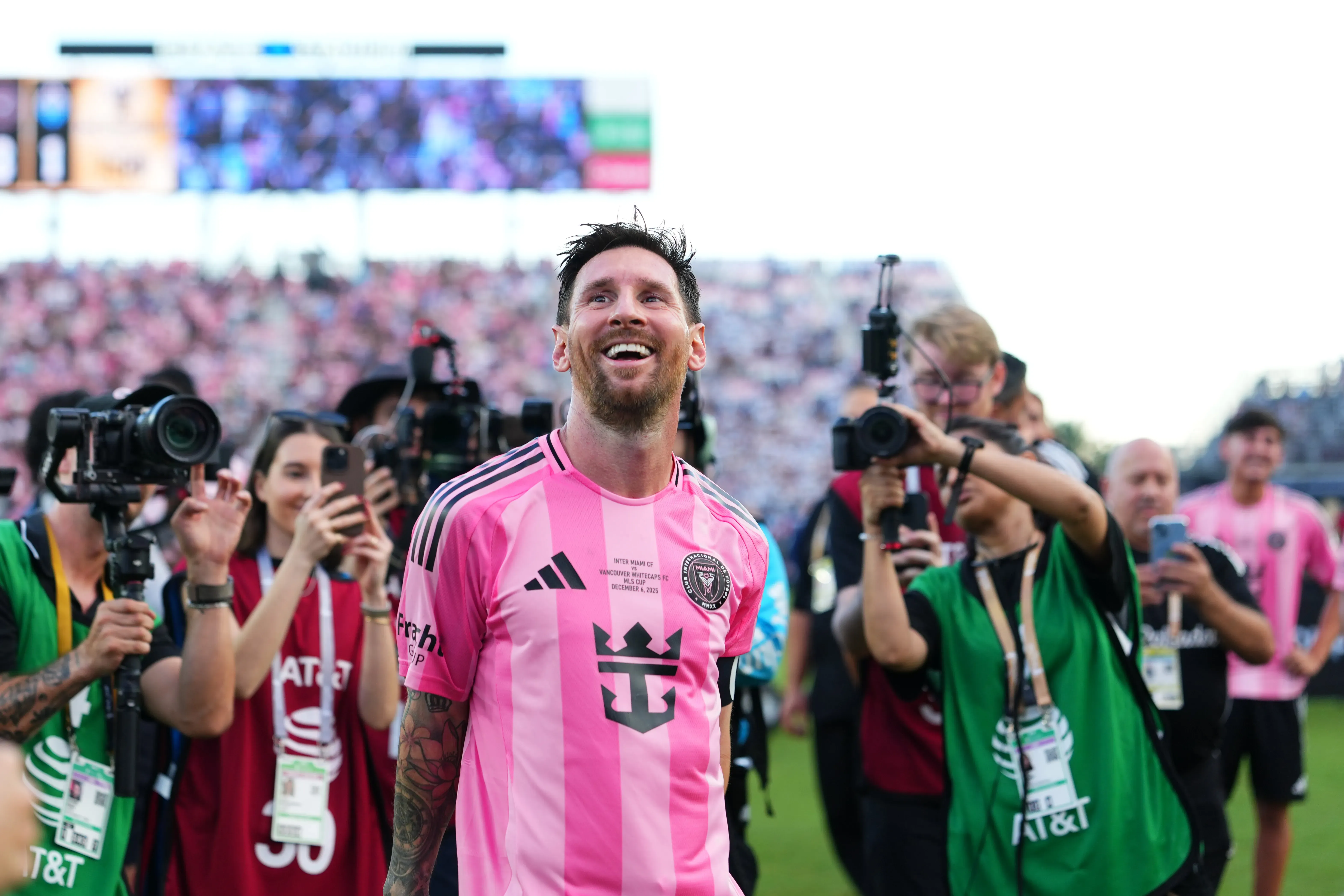 Messi é campeão da MLS pelo Inter Miami. (Photo by Rich Storry/Getty Images)