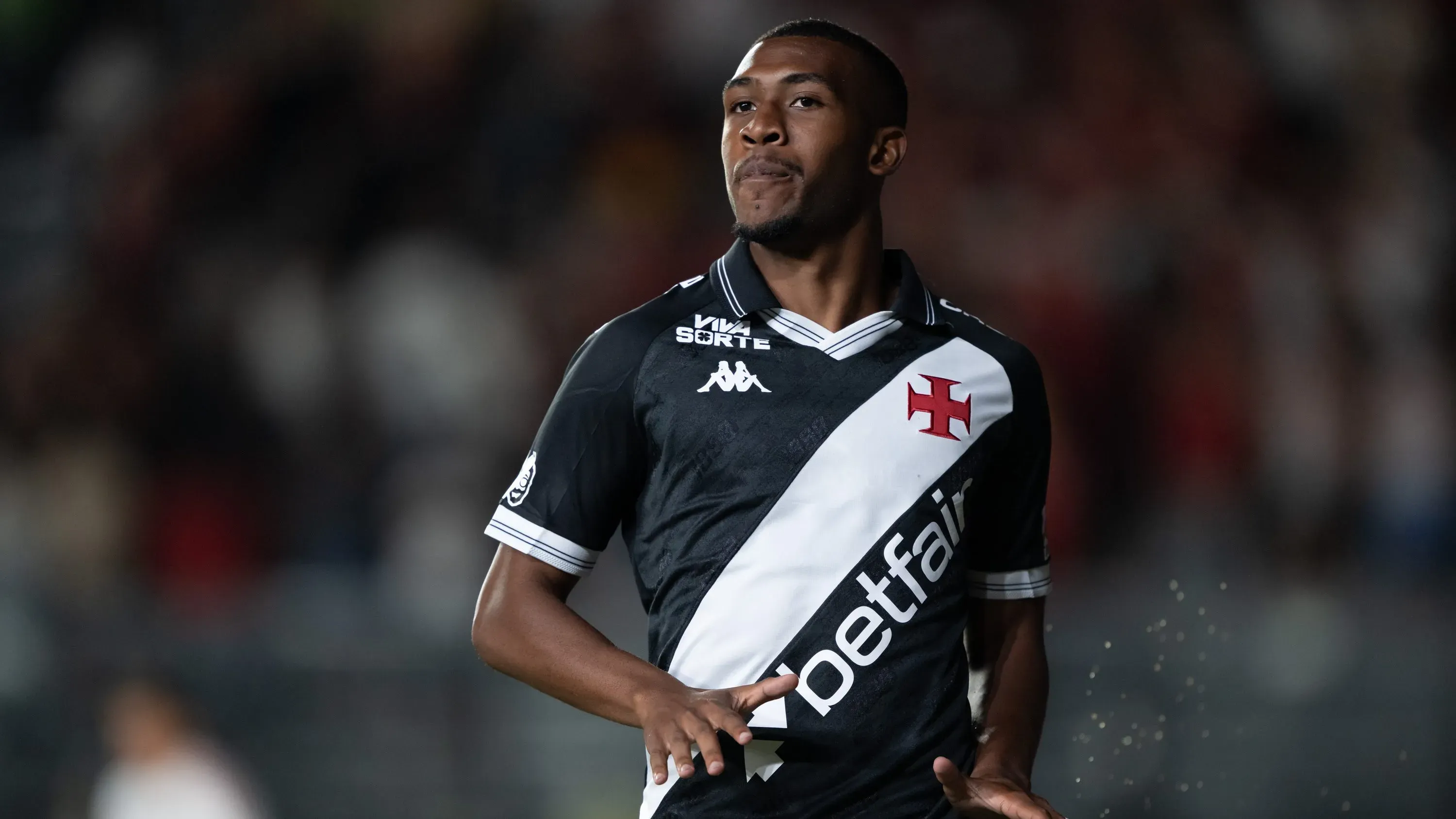 Rayan, atacante do Vasco. Foto: Jorge Rodrigues/AGIF