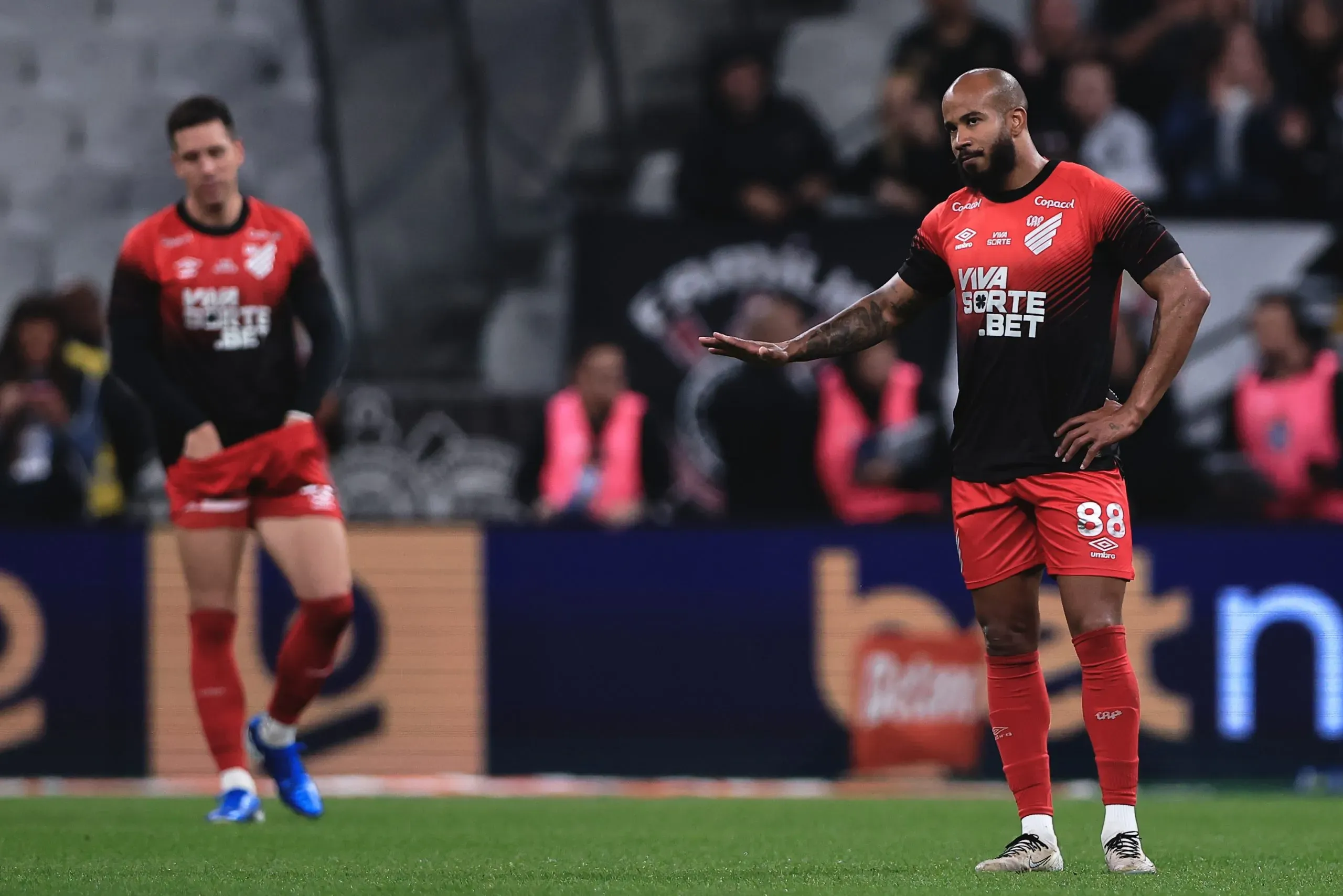 Patrick durante partida entre Corinthians x Athletico-PR na Copa Do Brasil de 2025. Foto: Ettore Chiereguini/AGIF