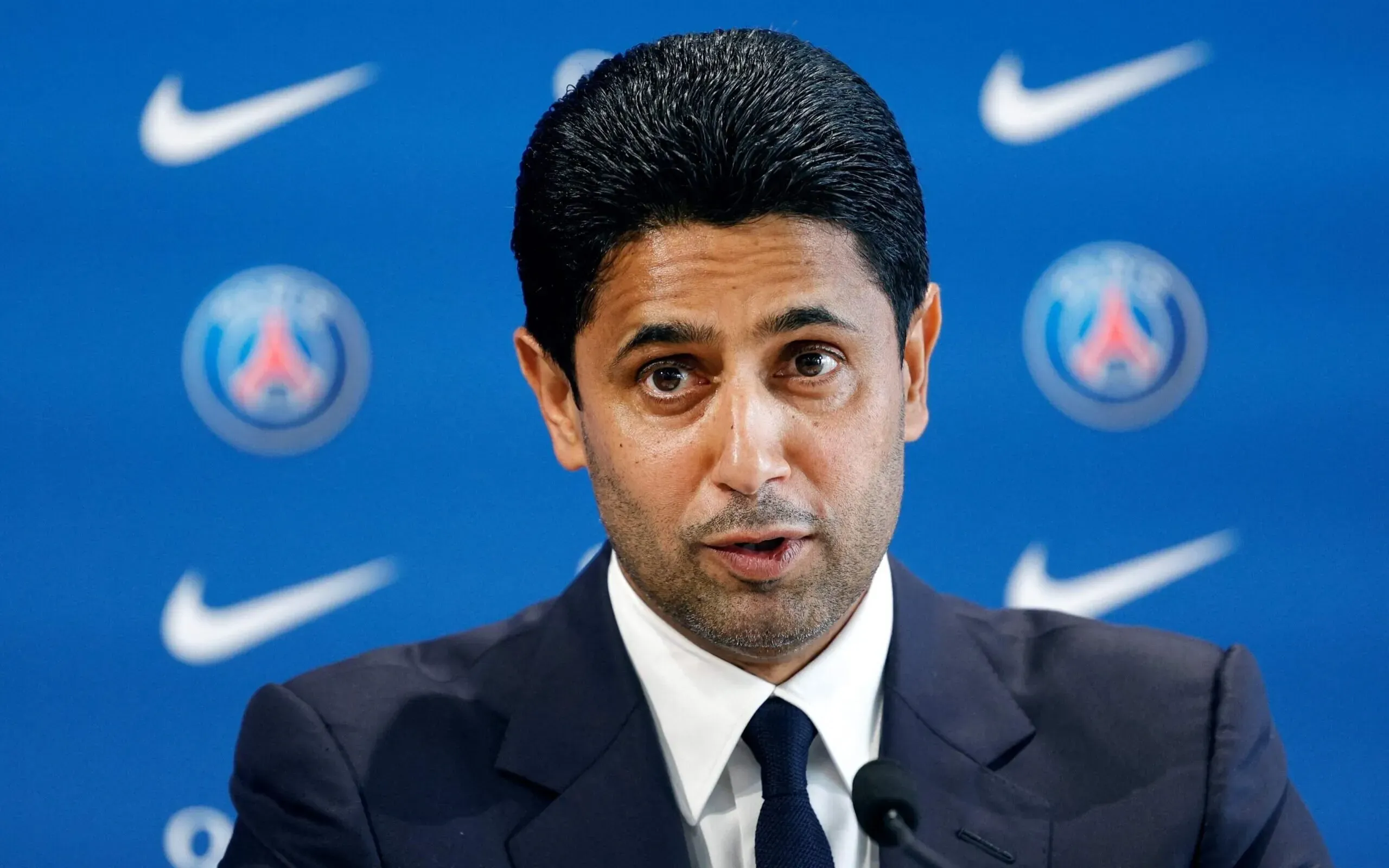 Nasser Al-Khelaifi comanda o Paris Saint-Germain desde 2011 (Foto: AFP)