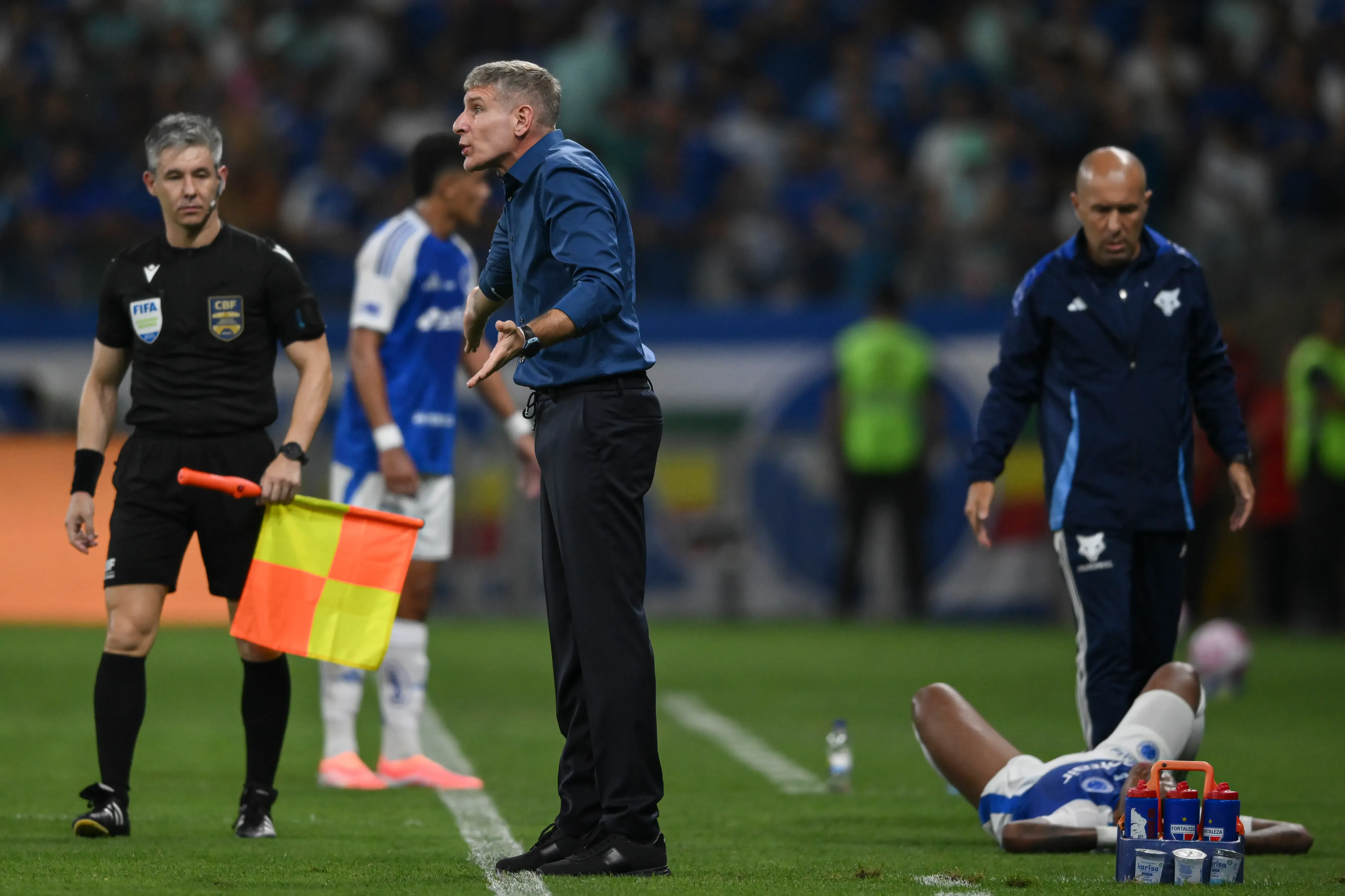 Palermo em Cruzeiro x Fortaleza pelo Brasileirão. Foto: Pedro Vilela/Getty Images