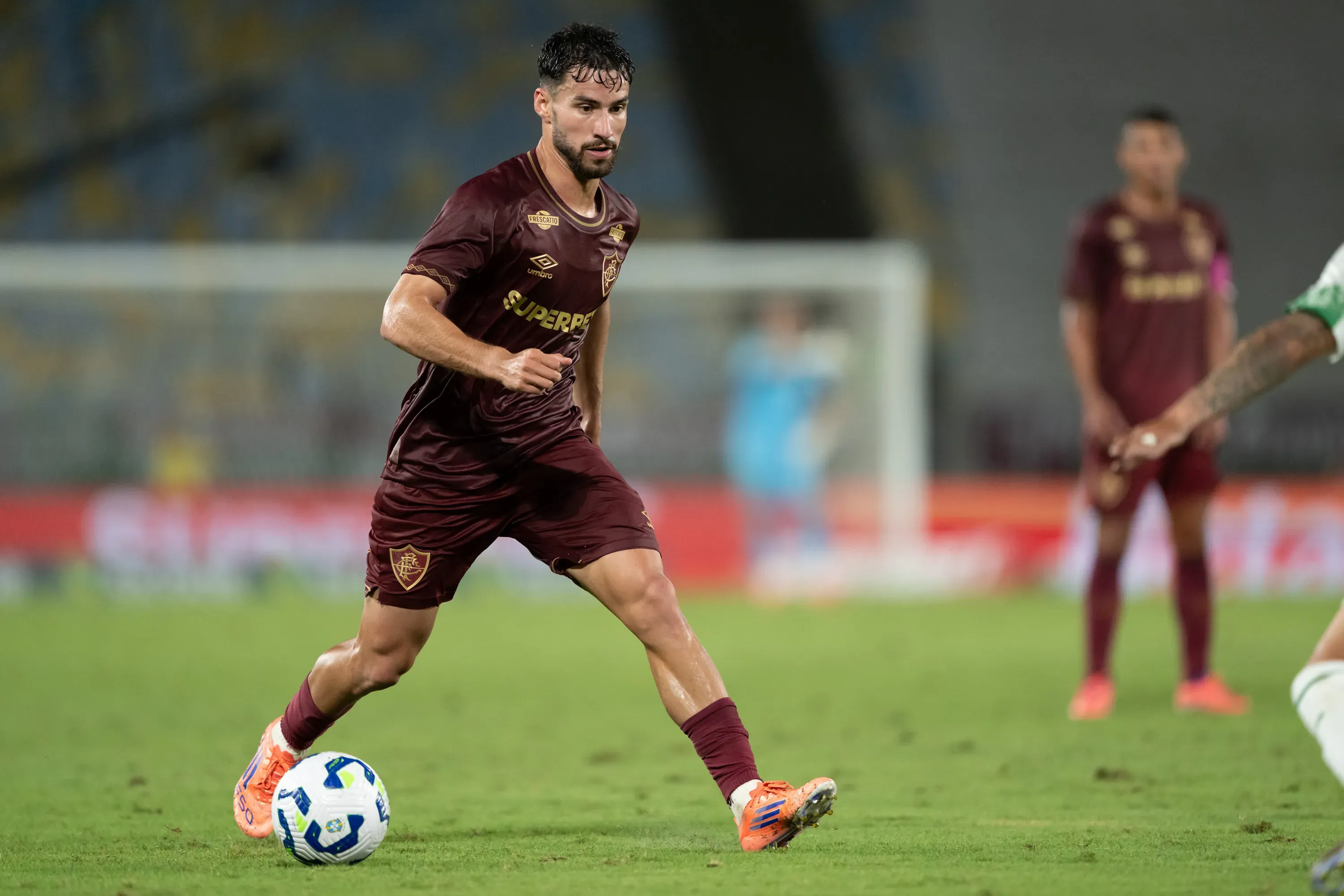 RJ – RIO DE JANEIRO – 16/10/2025 – BRASILEIRO A 2025, FLUMINENSE X JUVENTUDE – Martinelli jogador do Fluminense durante partida contra o Juventude no estadio Maracana pelo campeonato Brasileiro A 2025. Foto: Jorge Rodrigues/AGIF