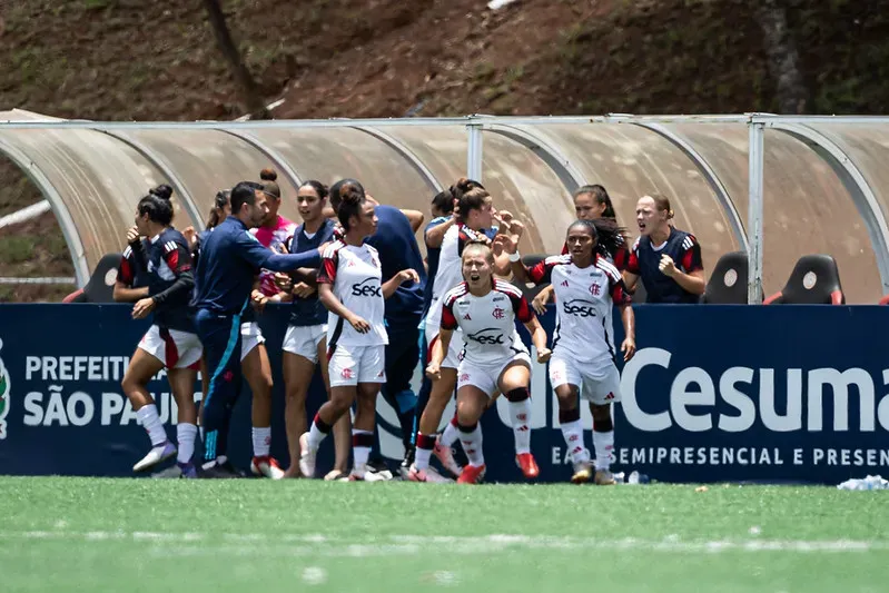 Flamengo é o único clube que pode conquistar o Bi da Copinha Feminina - Foto: Jhony Inácio/Ag.Paulistão