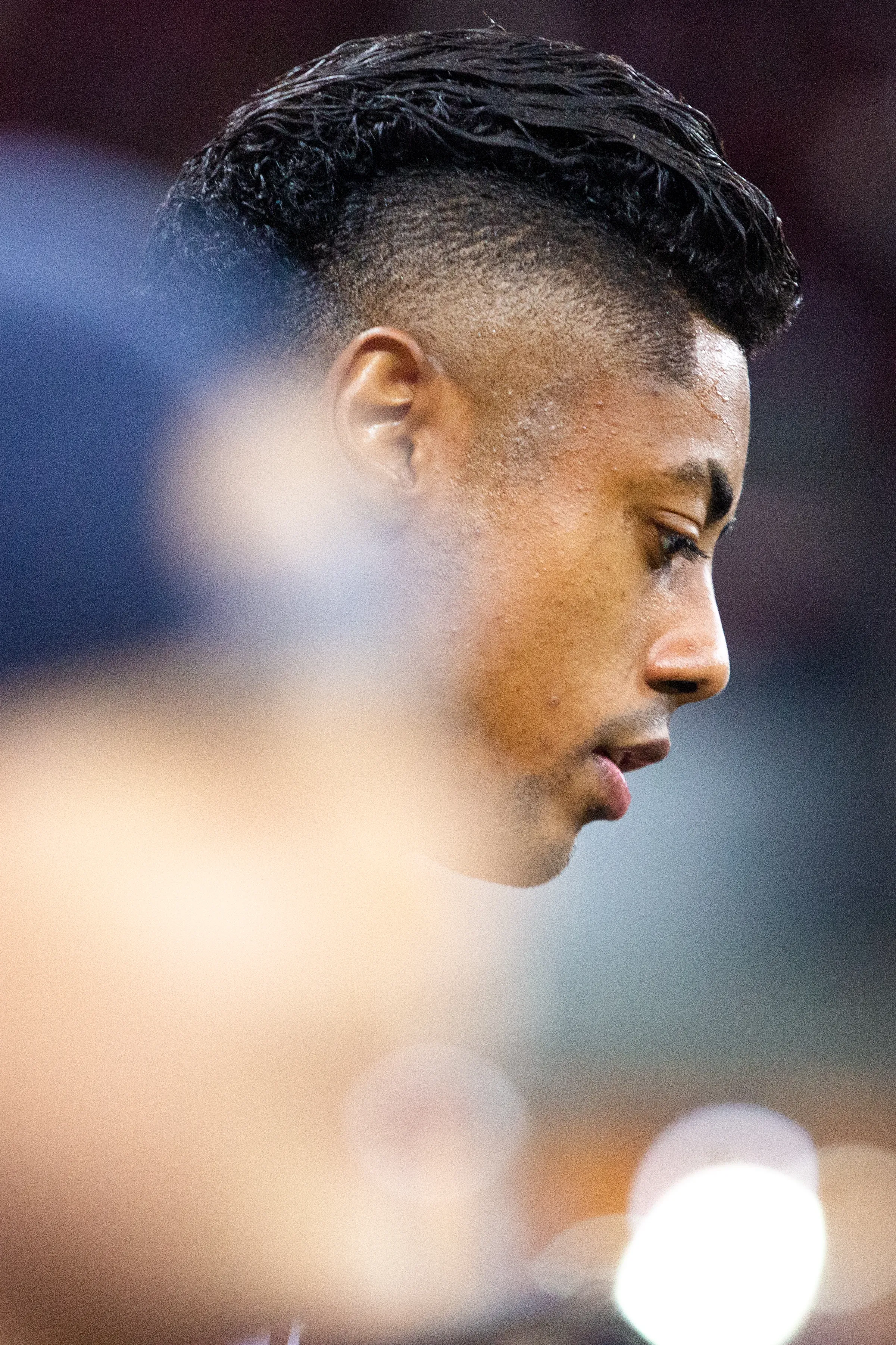 Bruno Henrique jogador do Flamengo durante partida contra o Sport no estadio Arena Pernambuco pelo campeonato Brasileiro A 2025. Foto: Rafael Vieira/AGIF