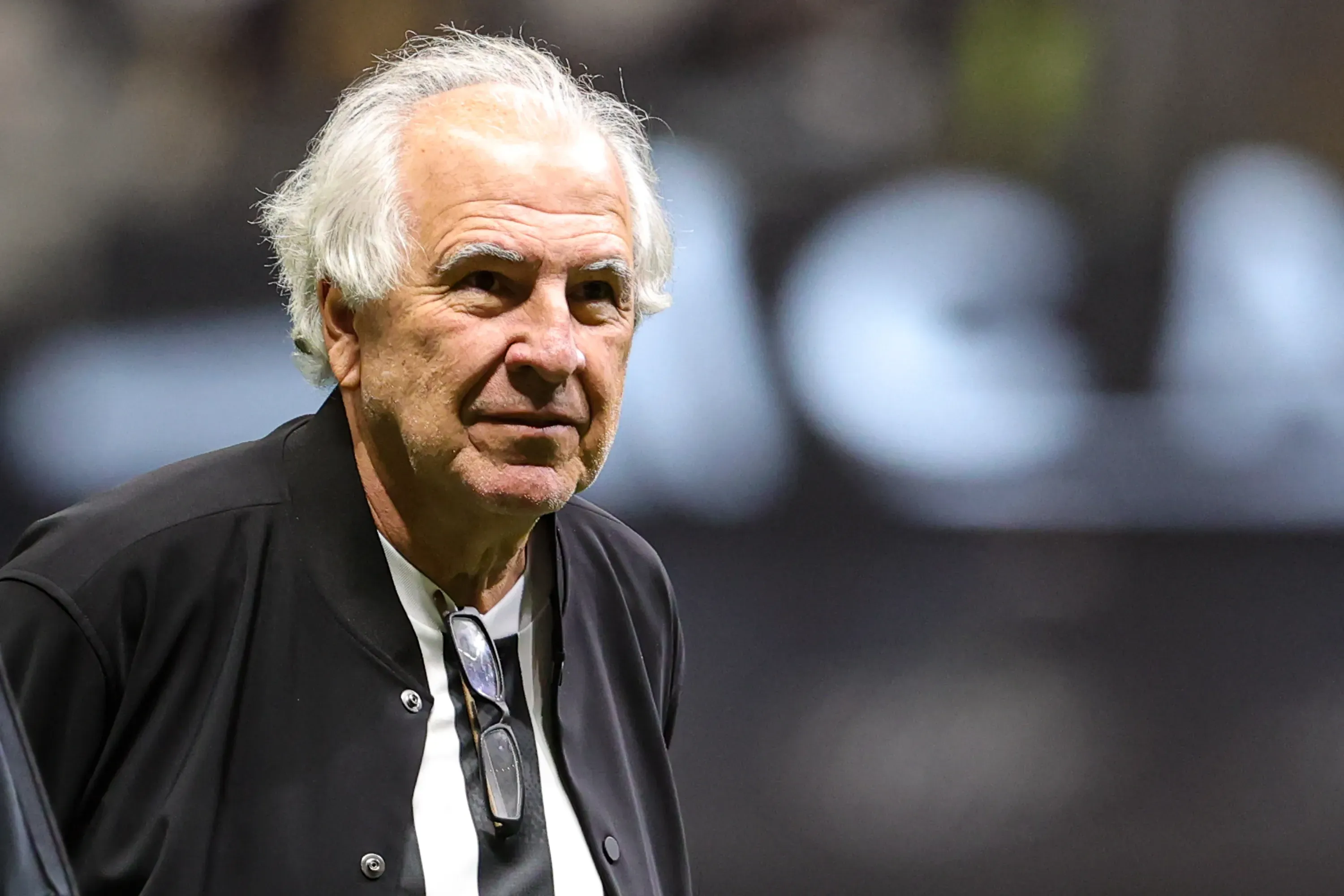 Rubens Menin socio Majoritario da Galo Holding (SAF do Atletico) do Atletico-MG durante partida contra o Flamengo no estadio Arena MRV pelo campeonato Brasileiro A 2024. Foto: Gilson Lobo/AGIF