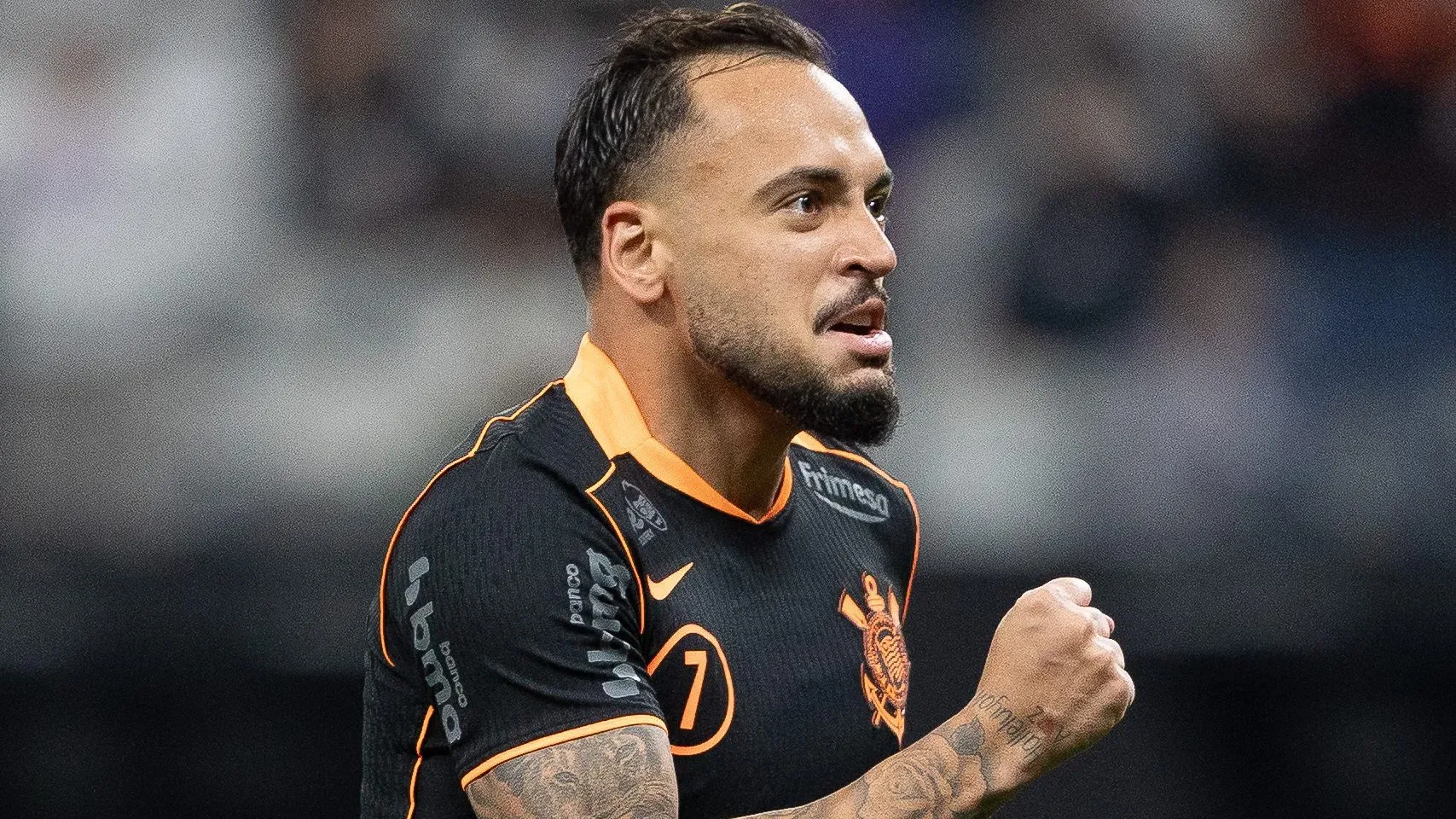 Maycon, volante do Corinthians. Foto: Joisel Amaral/AGIF