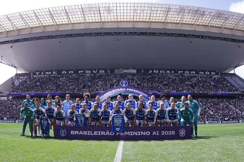 Elenco do Cruzeiro na temporada 2025 - Foto: Staff Images Woman/CBF