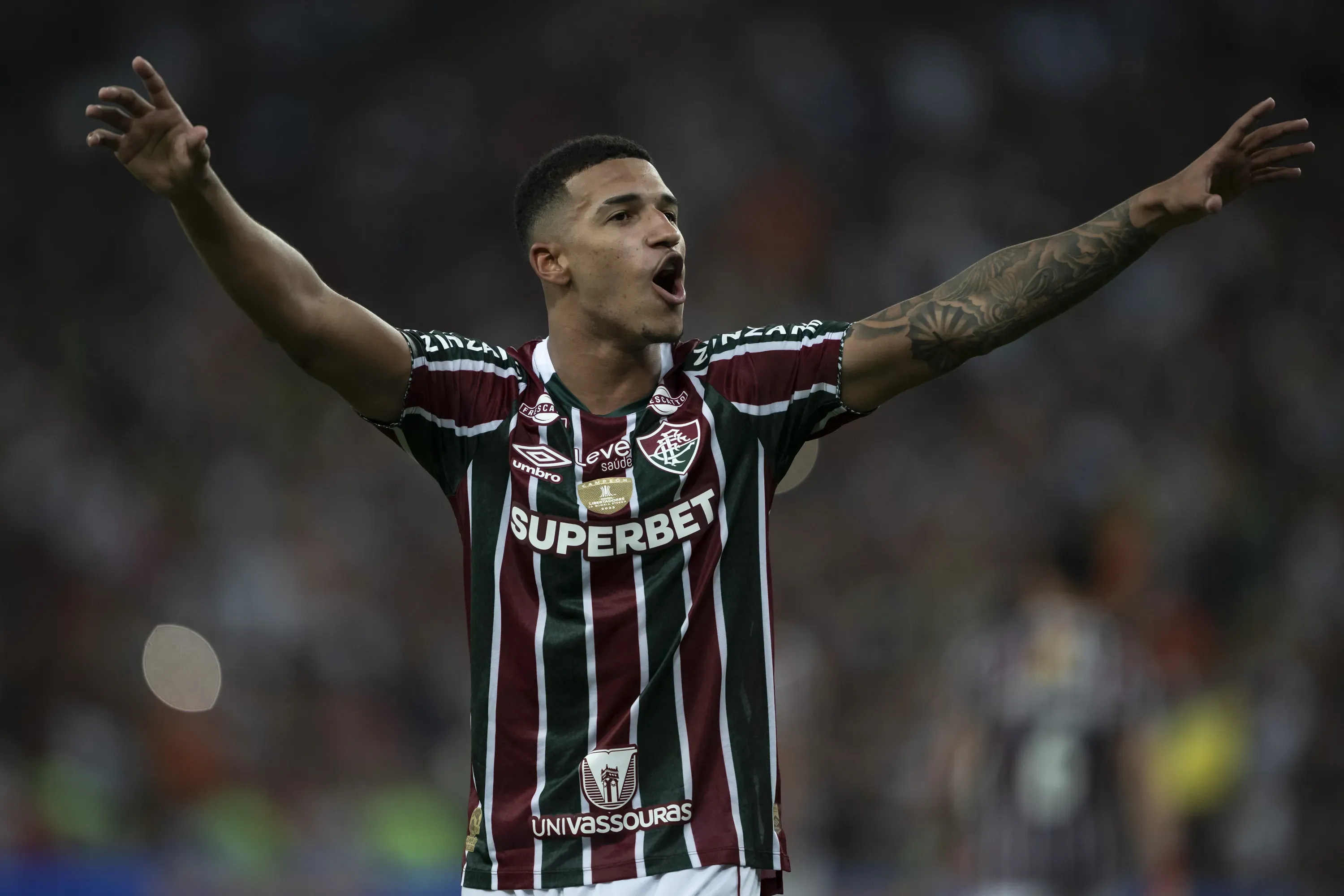 Kauã Elias, ex-Fluminense. Foto: Jorge Rodrigues/AGIF