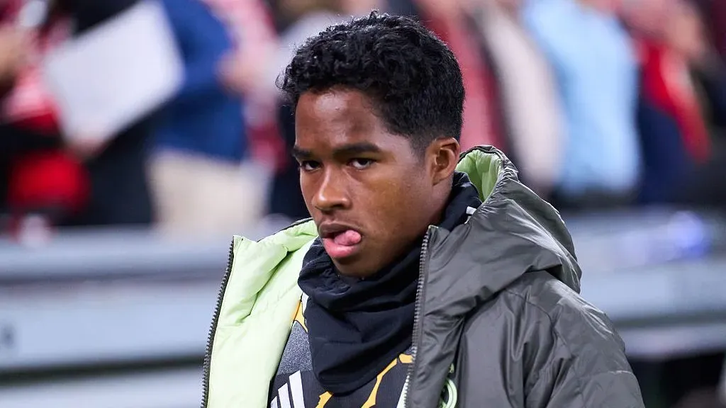 Endrick foi emprestado ao Lyon – Foto: Juan Manuel Serrano Arce/Getty Images.