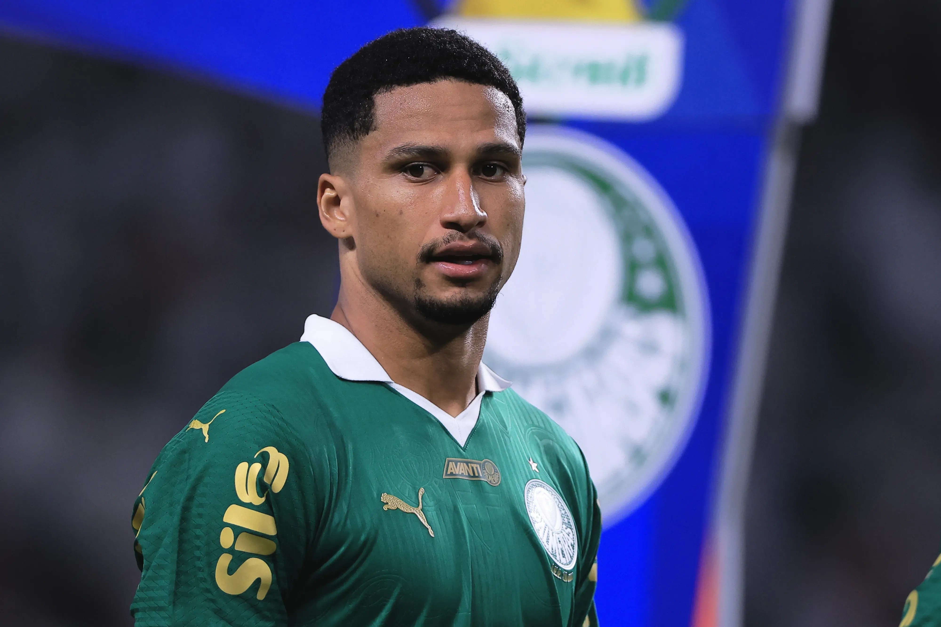 SP – SAO PAULO – 06/02/2025 – PAULISTA 2025, PALMEIRAS X CORINTHIANS – Murilo jogador do Palmeiras durante partida contra o Corinthians no estadio Arena Allianz Parque pelo campeonato Paulista 2025. Foto: Ettore Chiereguini/AGIF