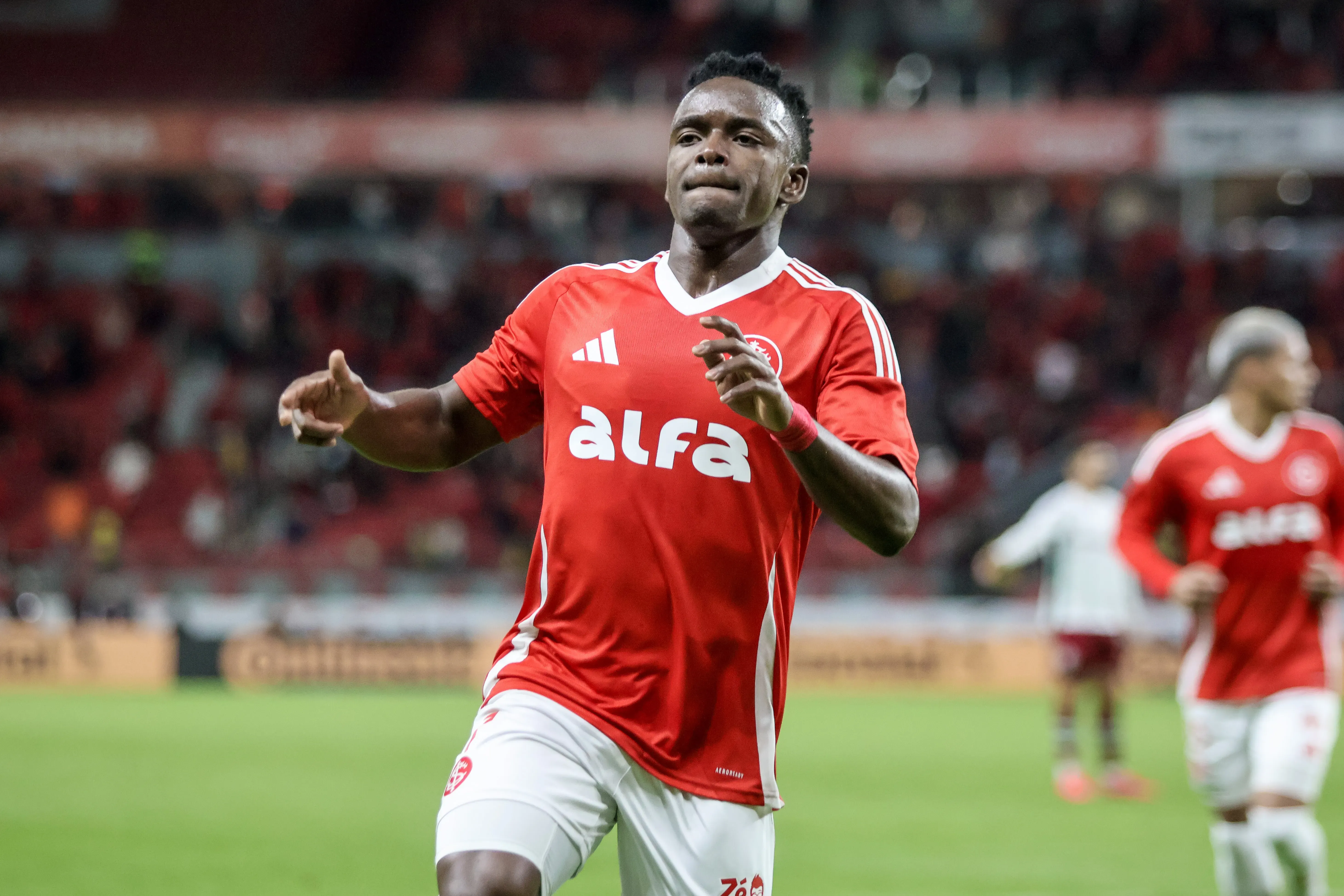Johan Carbonero durante partida entre Internacional e Fluminense na Copa do Brasil de 2025. Foto: Lucas Gabriel Cardoso/AGIF