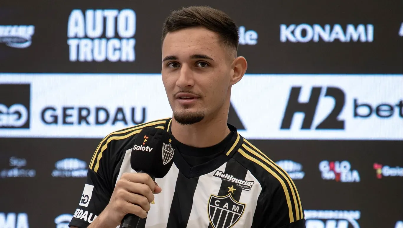 João Marcelo, atacante do Atlético-MG. Foto: Pedro Souza / Atlético